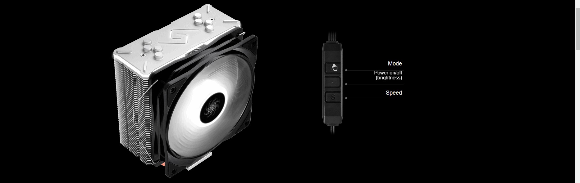 Tản nhiệt khí DeepCool Gammaxx GT - RGB Air Cooler hub control